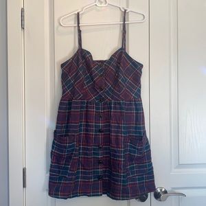 URBAN PLAID DRESS